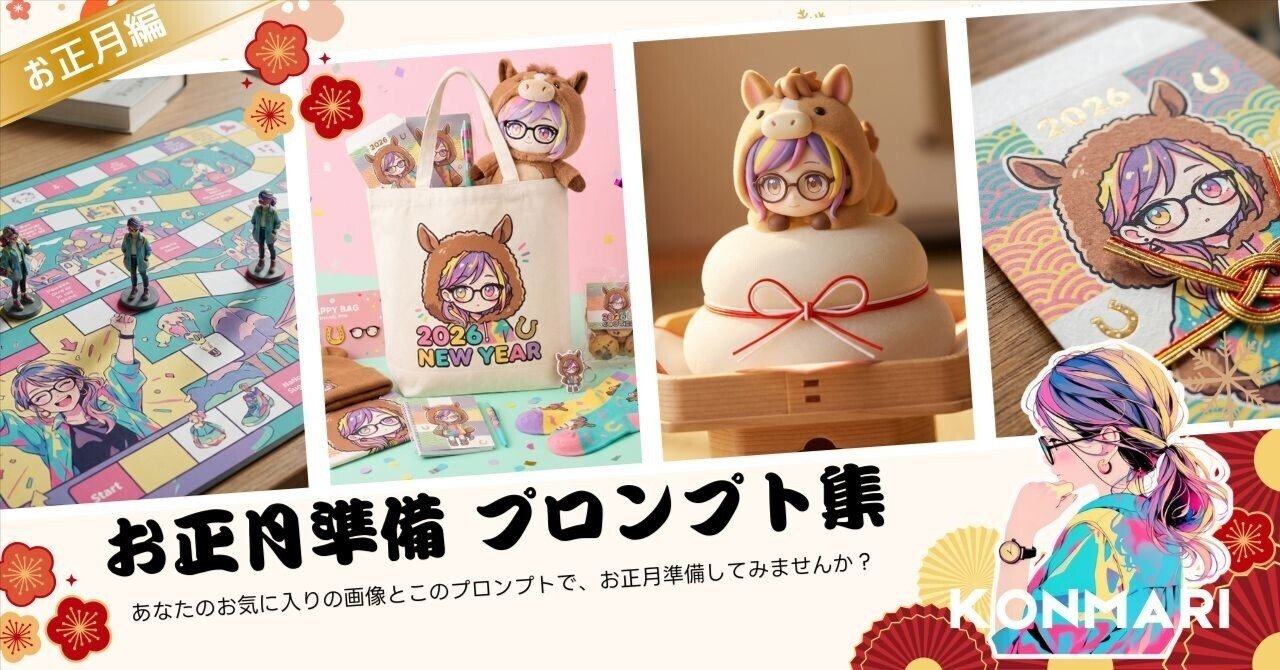 Nano Banana Pro正月｜コンマリ｜AIエディター×デザイナー