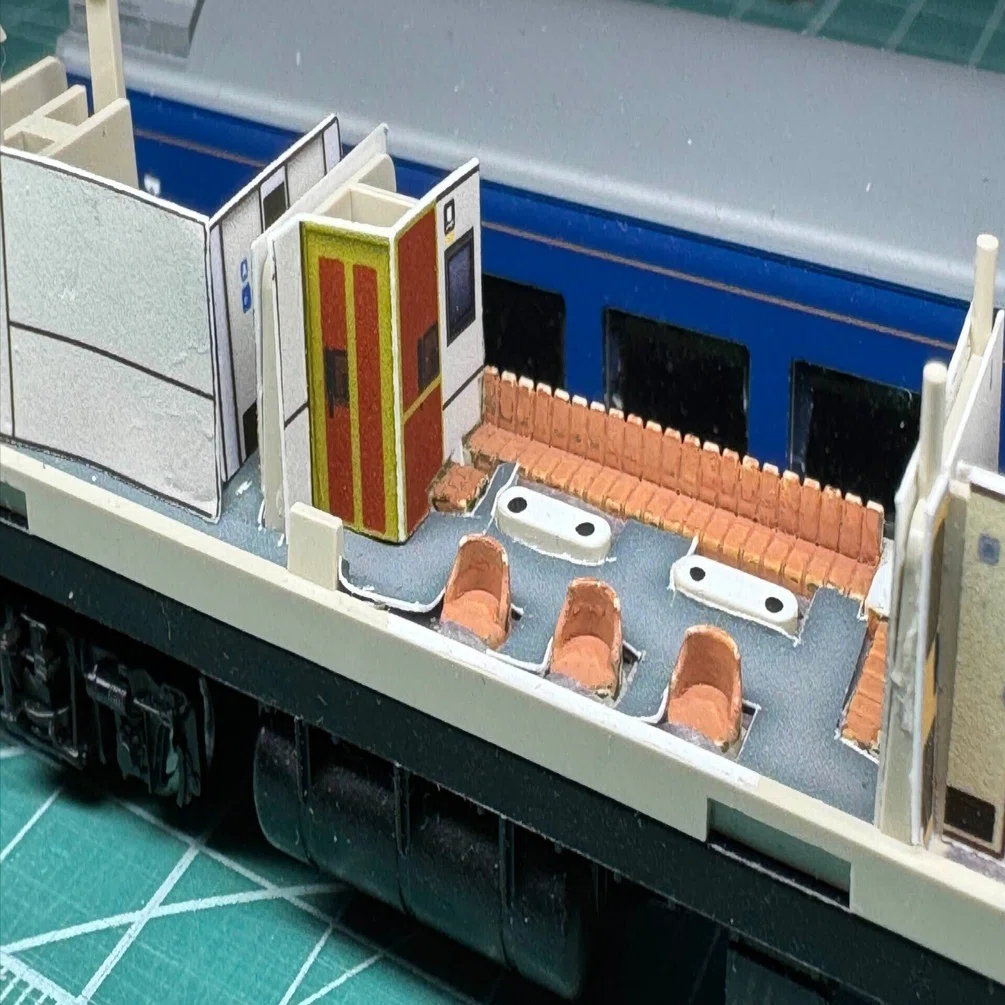 3019 北斗星 ロビー・ソロ「スハネ25-503」内装クラフトシート取付説明