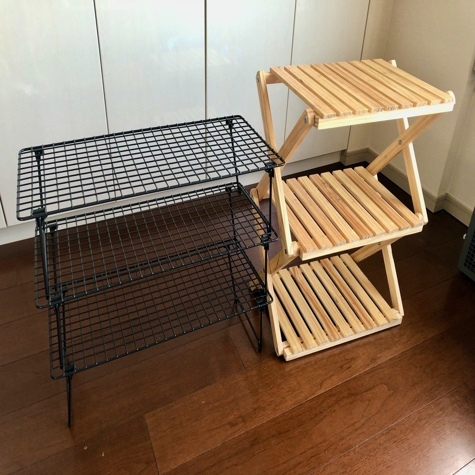 キャンプ用のラックに使える イケアのシューズラック Grejig グレイグ を定番の木製3段ラックと比較してみた Neo Tokyo Tv Note
