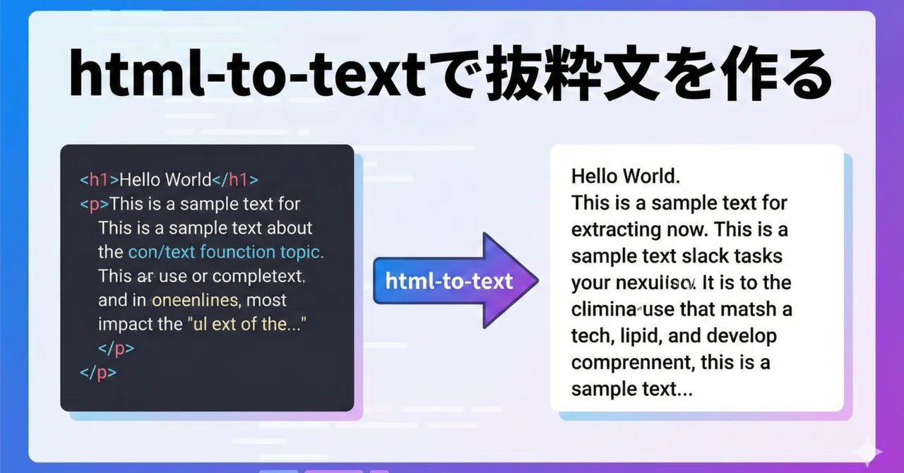 【Next.js × microCMS】html-to-textで抜粋文を作る｜ブランディング事業部の独り言 | 株式会社Spark