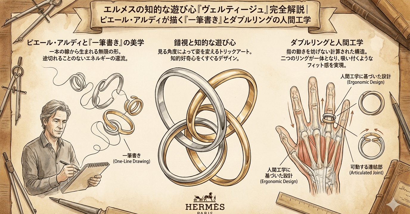 エルメスの知的な遊び心「ヴェルティージュ」完全解説｜ピエール