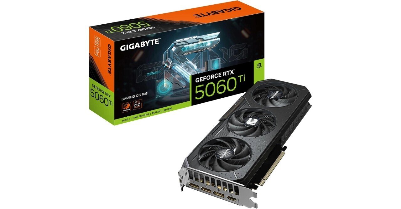 新定番】RTX 5060 Ti 16GB徹底レビュー：VRAM不足を過去にする「積載量