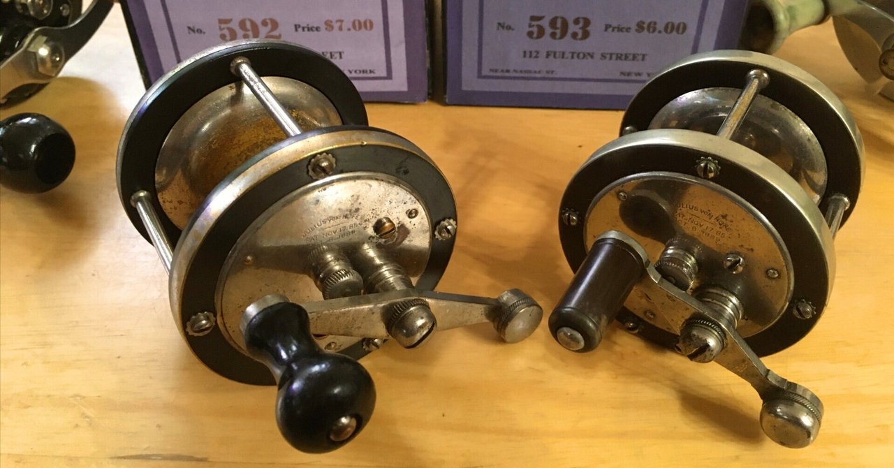 100年前のアンテーク・フィッシングリール 🎣オールドフィッシングタックル001 : 元祖ニューヨークリール