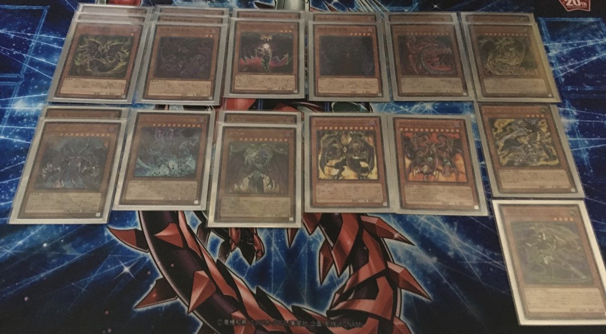 遊戯王 本格構築 【ユベル三幻魔】 デッキ＆二重スリーブ : 自