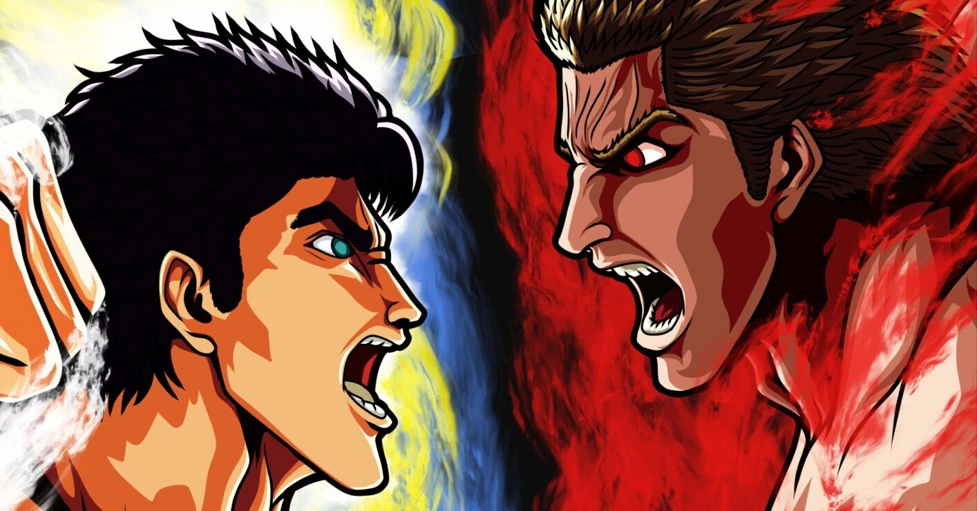 イラスト】ケンシロウvsラオウ（北斗の拳）｜夏色アサシン