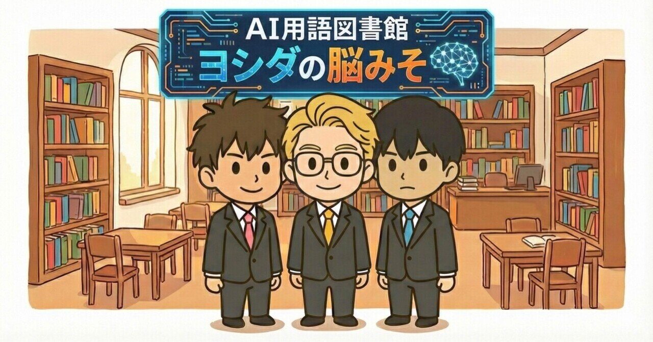 Gemini】AI用語図書館｜ヨシダの脳みそ｜#生成AI| AI擬人化漫画