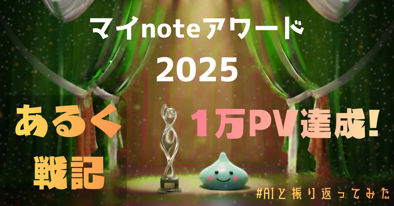 #LookingBackWithAI | Reached 10,000 PV in 4 Months | My note Awards ...