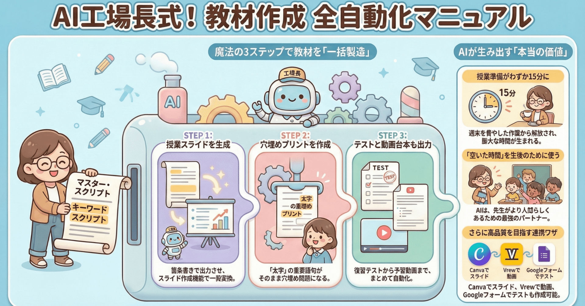 ボタン一つで「授業」が立ち上がる。NotebookLMと作る、魔法の教材生成