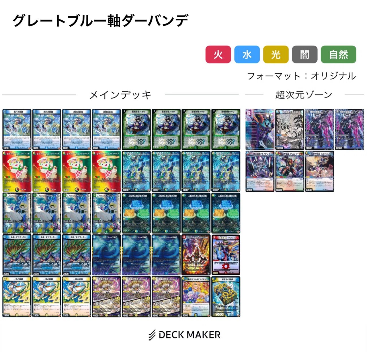 デュエマ トリーヴァダーバンデ デッキ 4cダーバンデ 【公式通販】