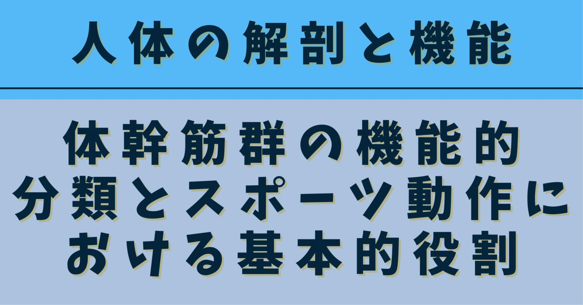 運動器の機能と構造 スポーツ動作の機能解剖 (アスレティック