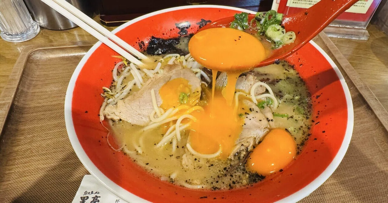 熊本の旅7️⃣ 熊本ラーメン 『黒亭』｜Ricca