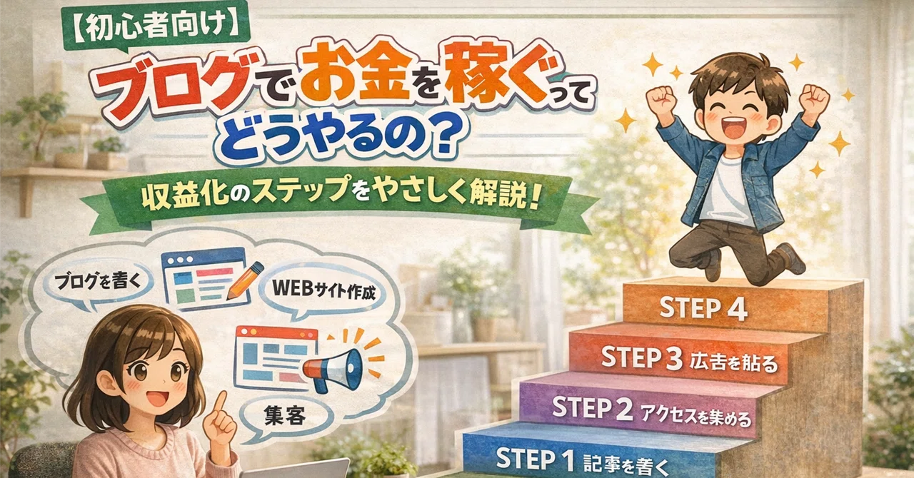 【初心者向け】ブログでお金を稼ぐってどうやるの?収益化のステップをやさしく解説!|days