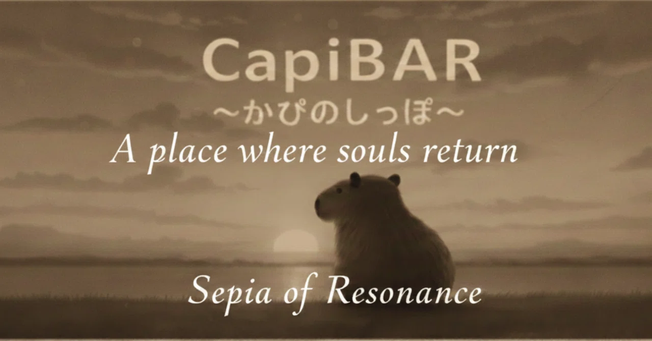 Capi BAR Midnight Edition ♪Sepia of Resonance♪｜easy_maro