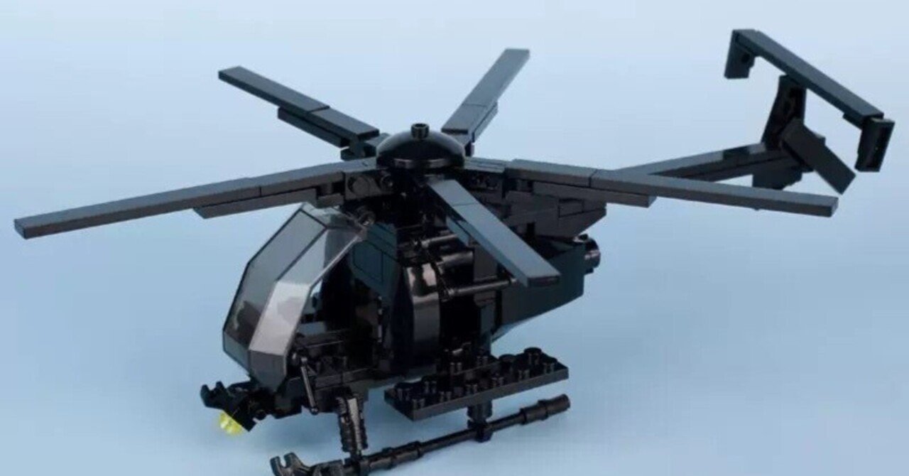brickmania製アメリカ軍AH-6 リトルバード特殊部隊セット brickmania製アメリカ軍AH-6 リトルバード特殊部隊セット brickmania製