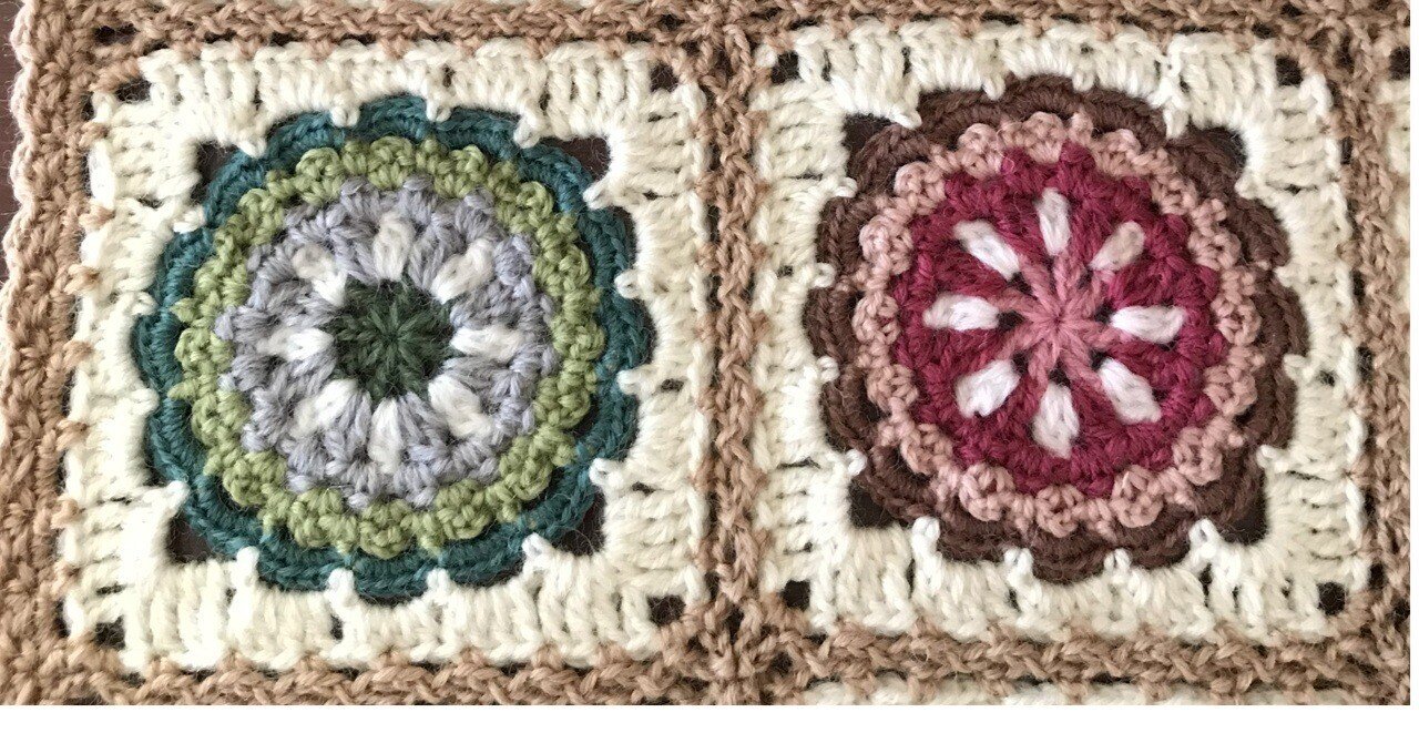 オレンジモチーフ 編み図｜nanamotif