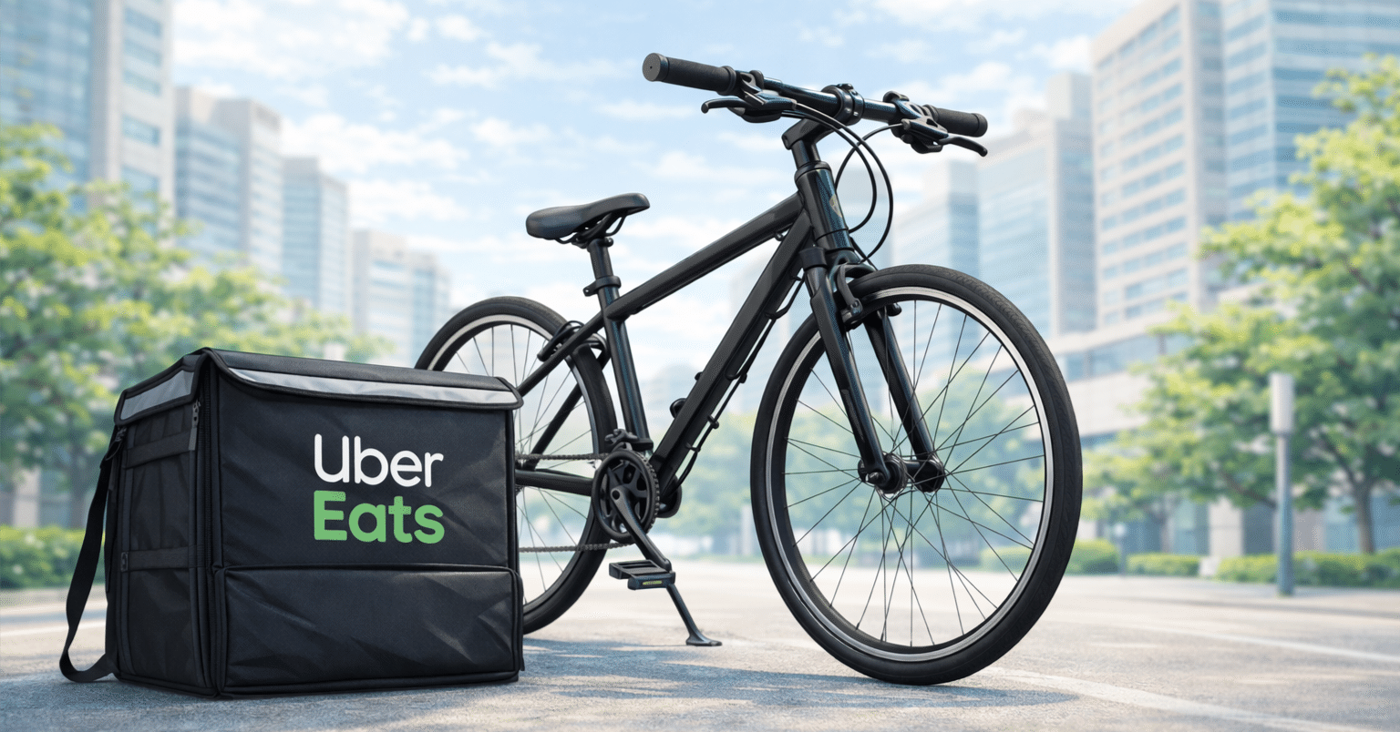 42歳男がウーバーイーツ配達員（自転車）をやってみた。｜ラスク