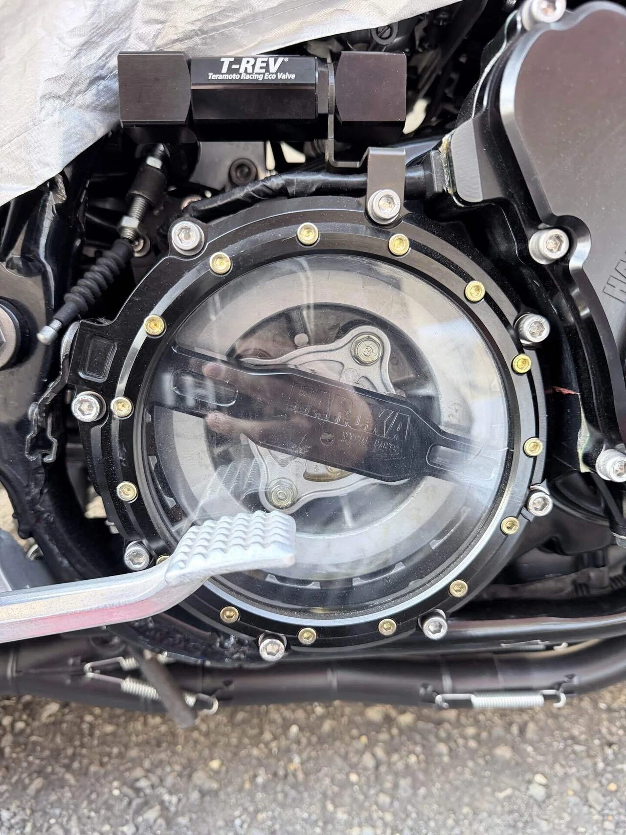CBX400F クラッチレリーズをロングに交換｜T-JUICE120