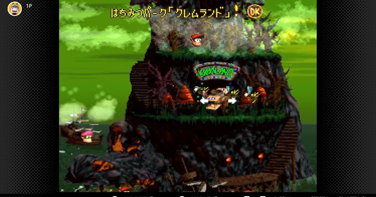 スーパードンキーコング2 ボーナス＆DKコイン攻略 ワールド4 はちみつ