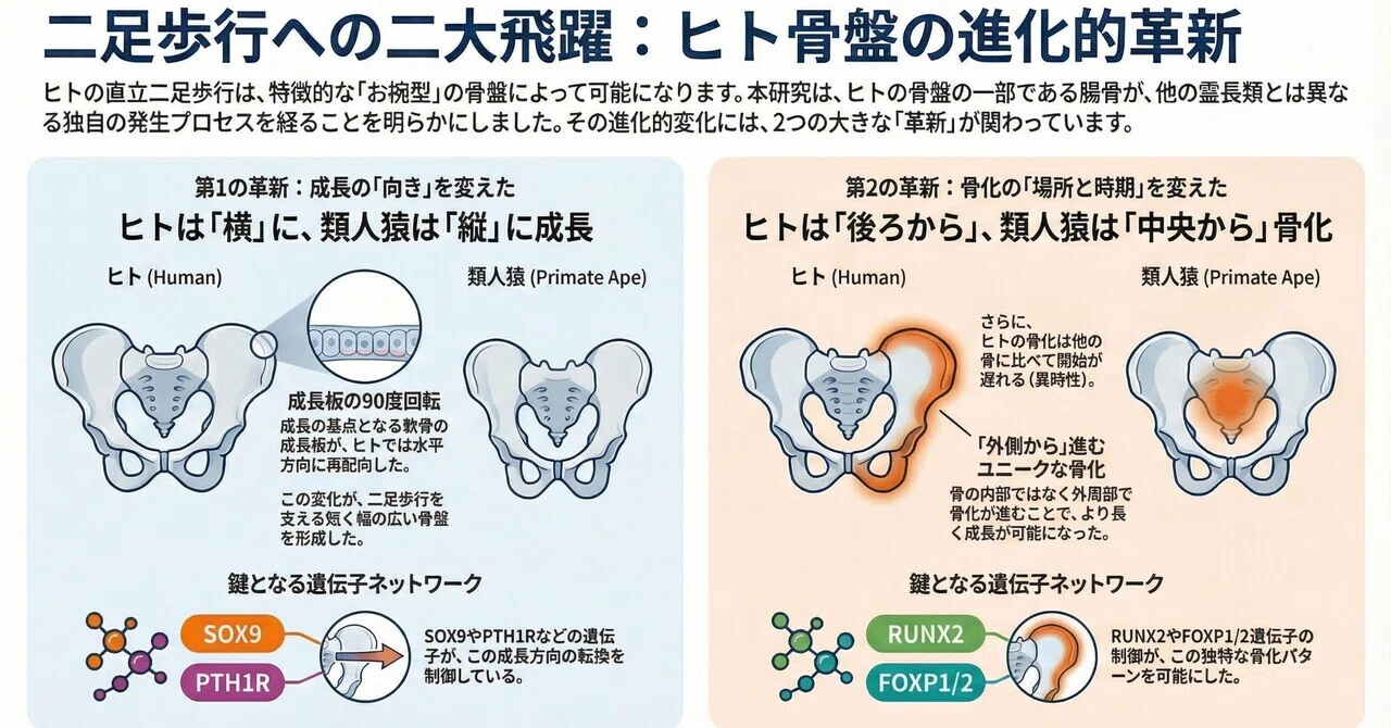 論文紹介】ヒトの骨盤は、なぜ独特のかたちをしているのか？：二足歩行