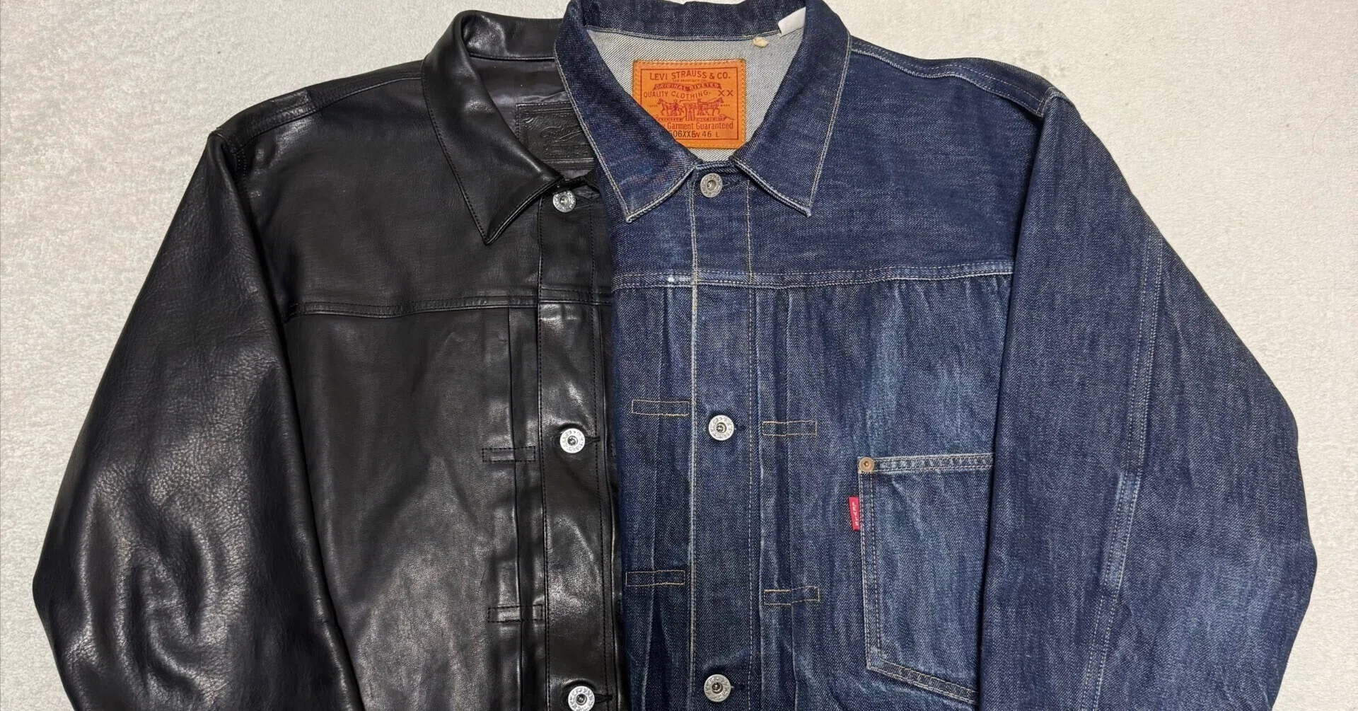 FINDERS KEEPERS ネイビーレザージャケット506XX | | FINDERS KEEPERS 