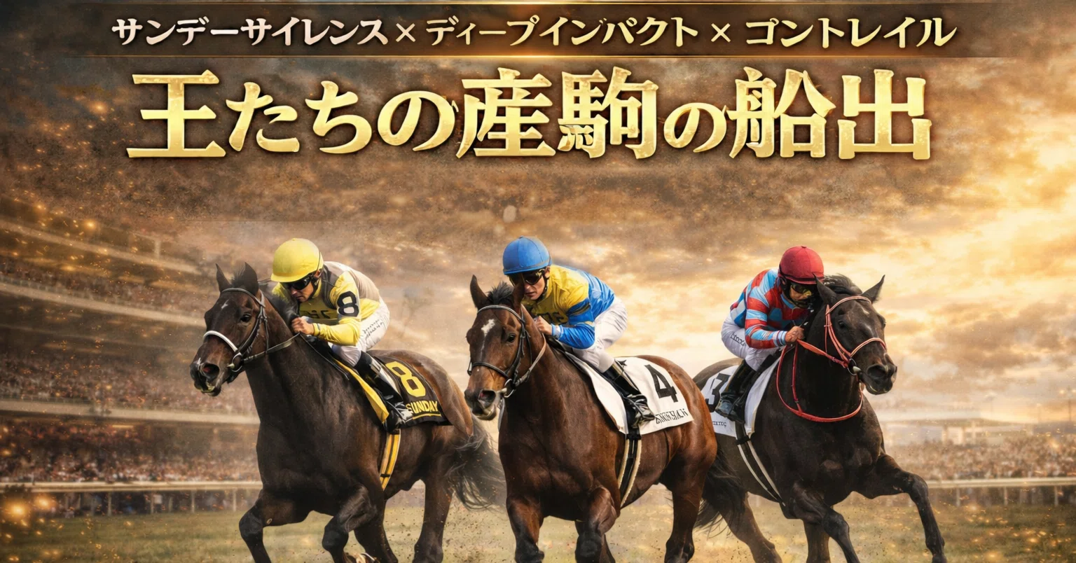 サンデーサイレンス × ディープインパクト × コントレイル 王たちの産