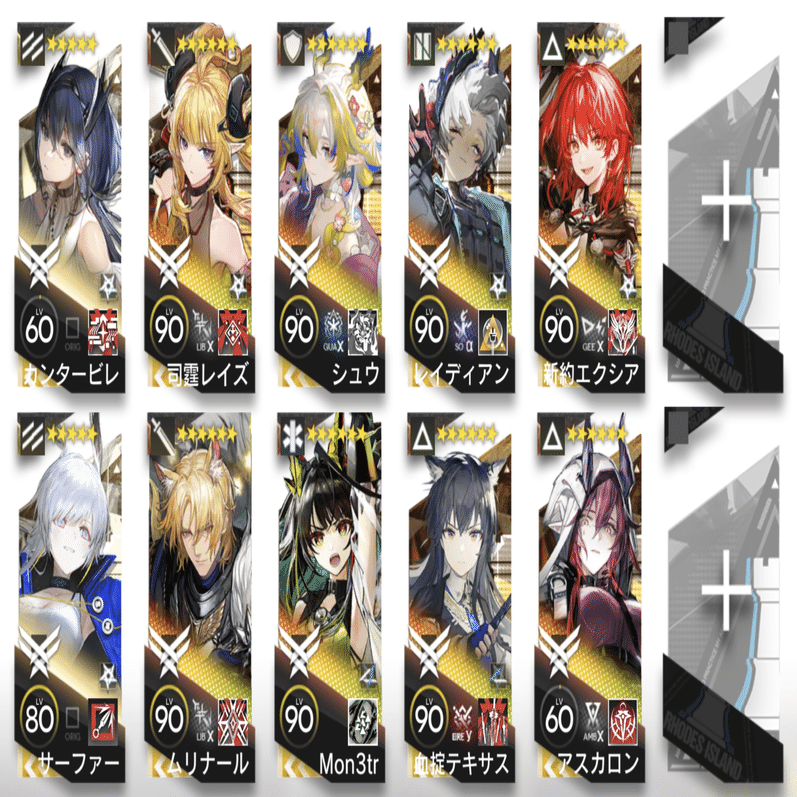 アークナイツ〕歳ローグ、地面突破分隊マーク埋め、難易度12｜fuage14