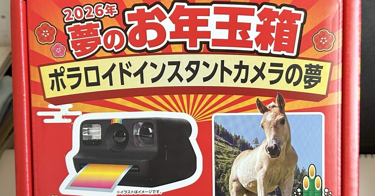 ヨドバシカメラ　夢のお年玉箱　ポラロイドインスタントカメラの夢 ヨドバシお年玉箱ポラロイドカメラの夢2026！｜波多波多
