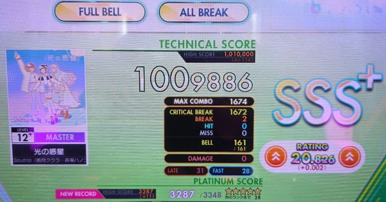 オンゲキ】下手なりにPスコアを頑張った話｜詩音(しおん)オト