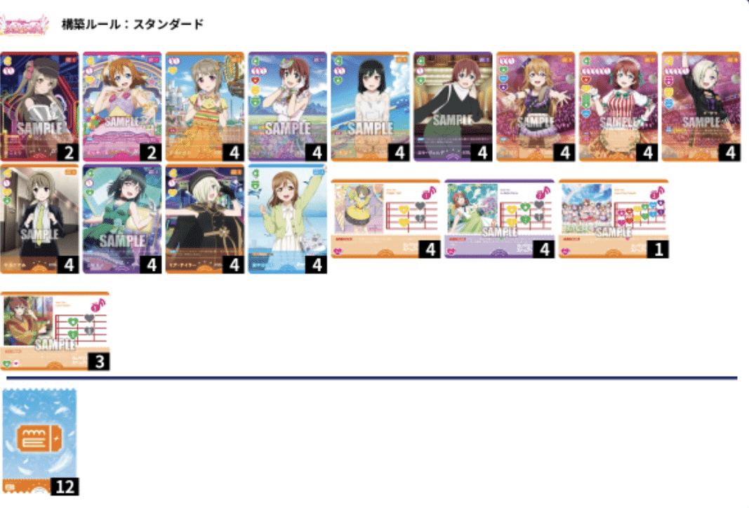 ラブカ】Cara Tesoroデッキ比較｜me