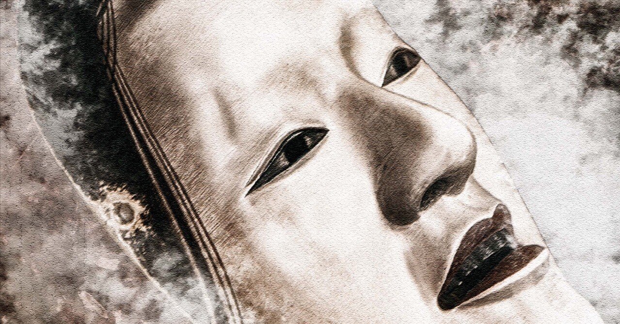 能面『羽衣』レタッチ｜YUTA録