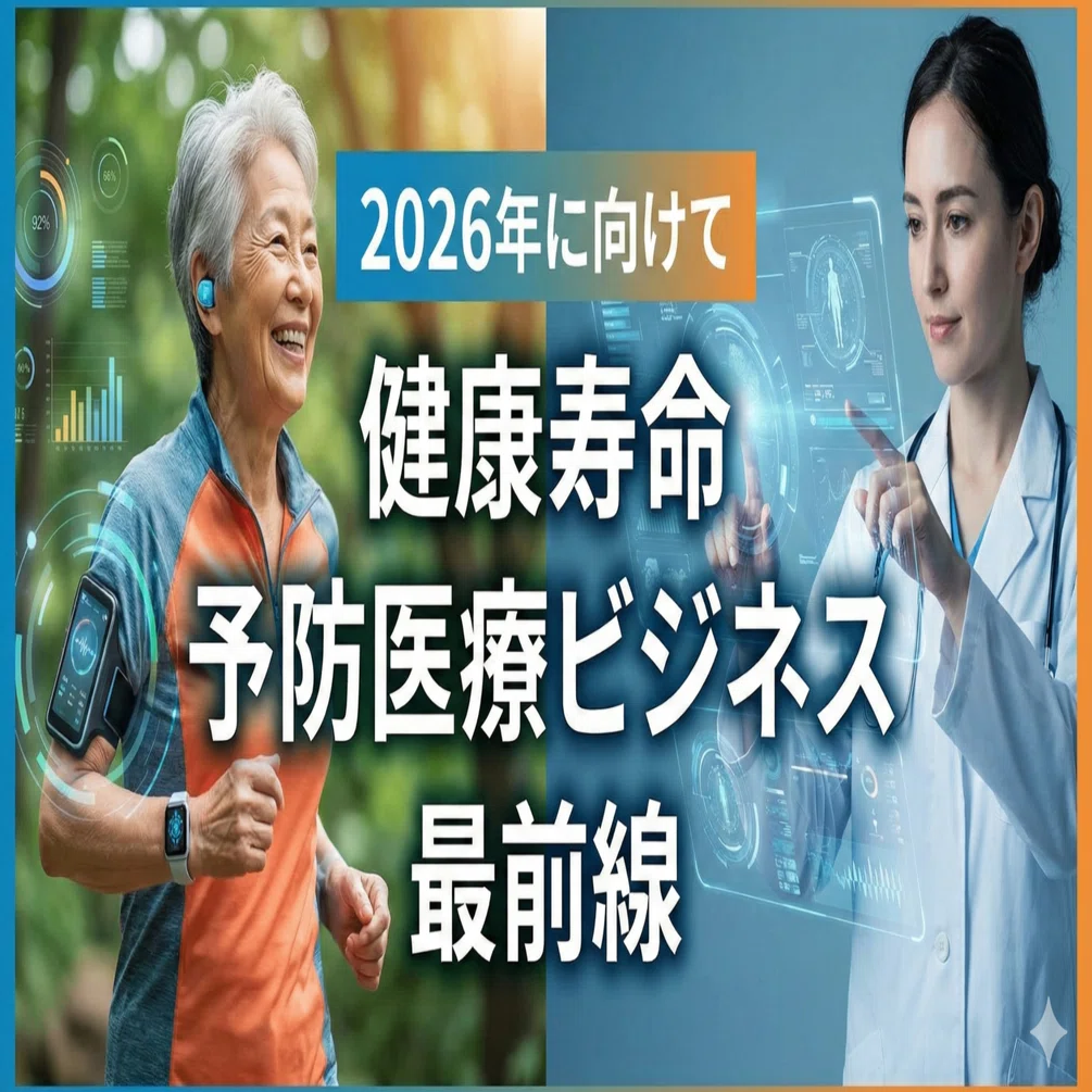 2026年に向けて仕込むべきは「健康寿命」関連？ 予防医療ビジネスの最