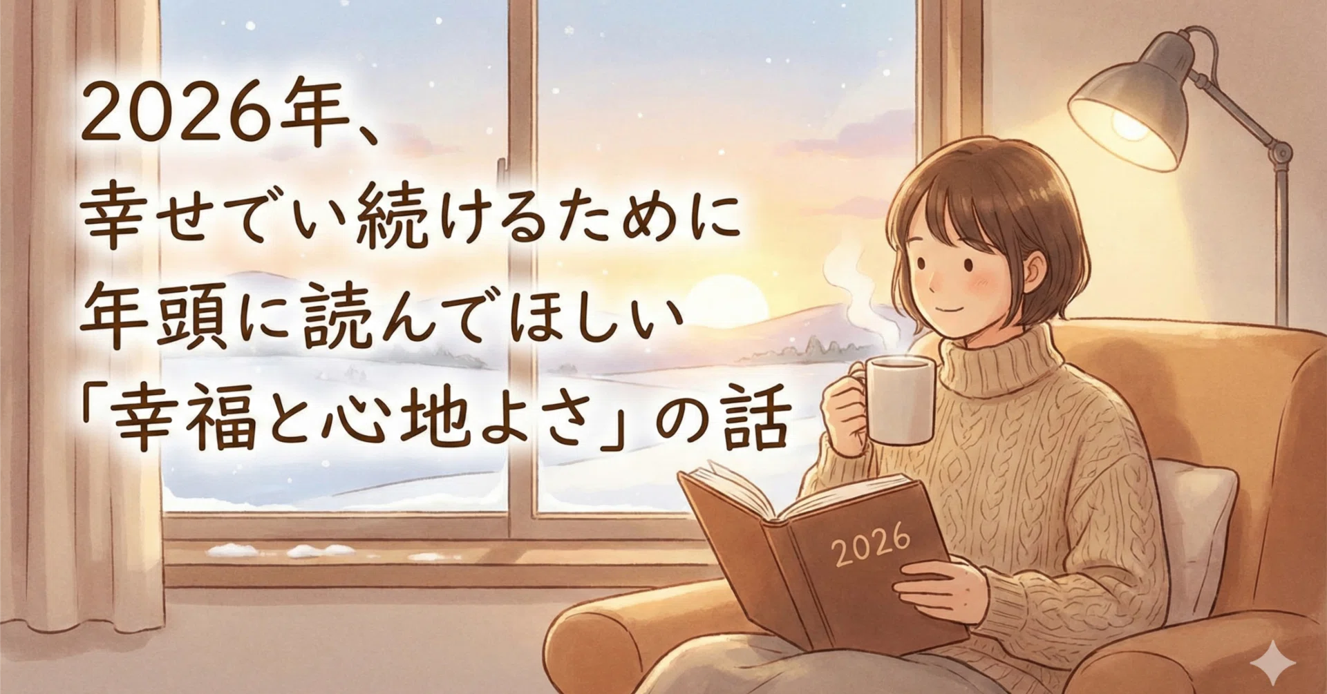 2026年、幸せでい続けるために年頭に読んでほしい「幸福と心地よさ」の