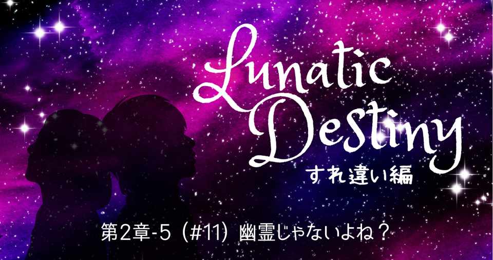 第2章 5 11 幽霊じゃないよね 恋愛小説 Lunatic Destiny まりあるな Note