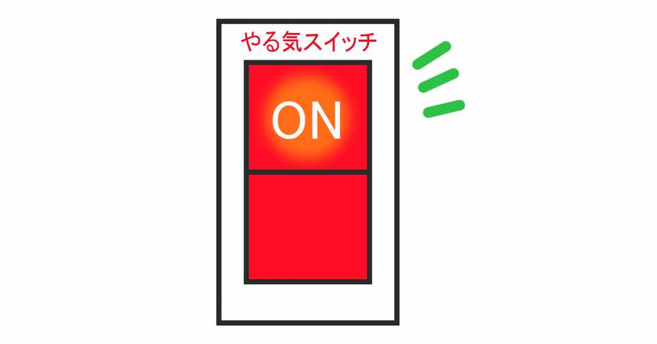 やる気スイッチの正体 ひもろぎ スナックひもろぎ開店です Note
