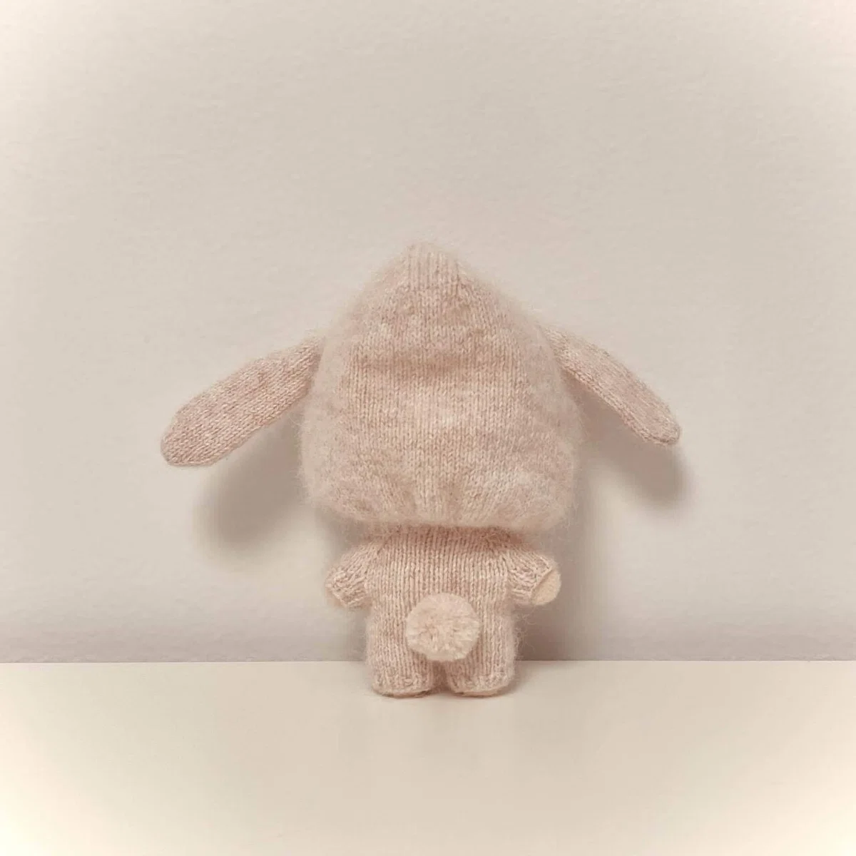 [10cm Plush Size] How to Knit Bunny Ear Pajamas｜とり子