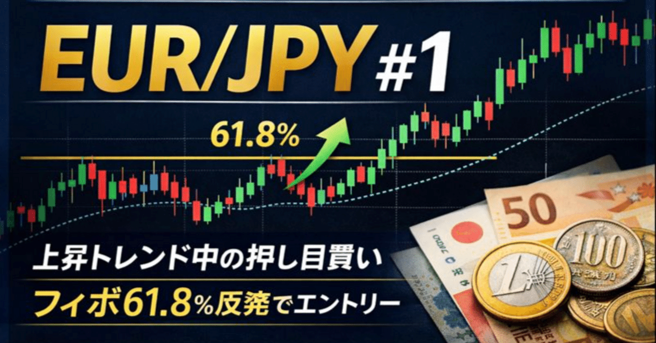 FXトレード記録｜EUR/JPY 押し目買いロング｜ハルシオンFX