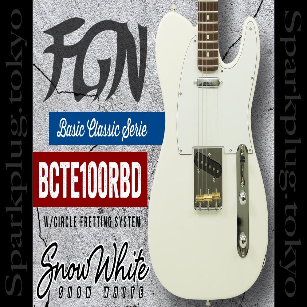 人気のホワイト！日本製です！名門フジゲンによるコスパ最強TLタイプ