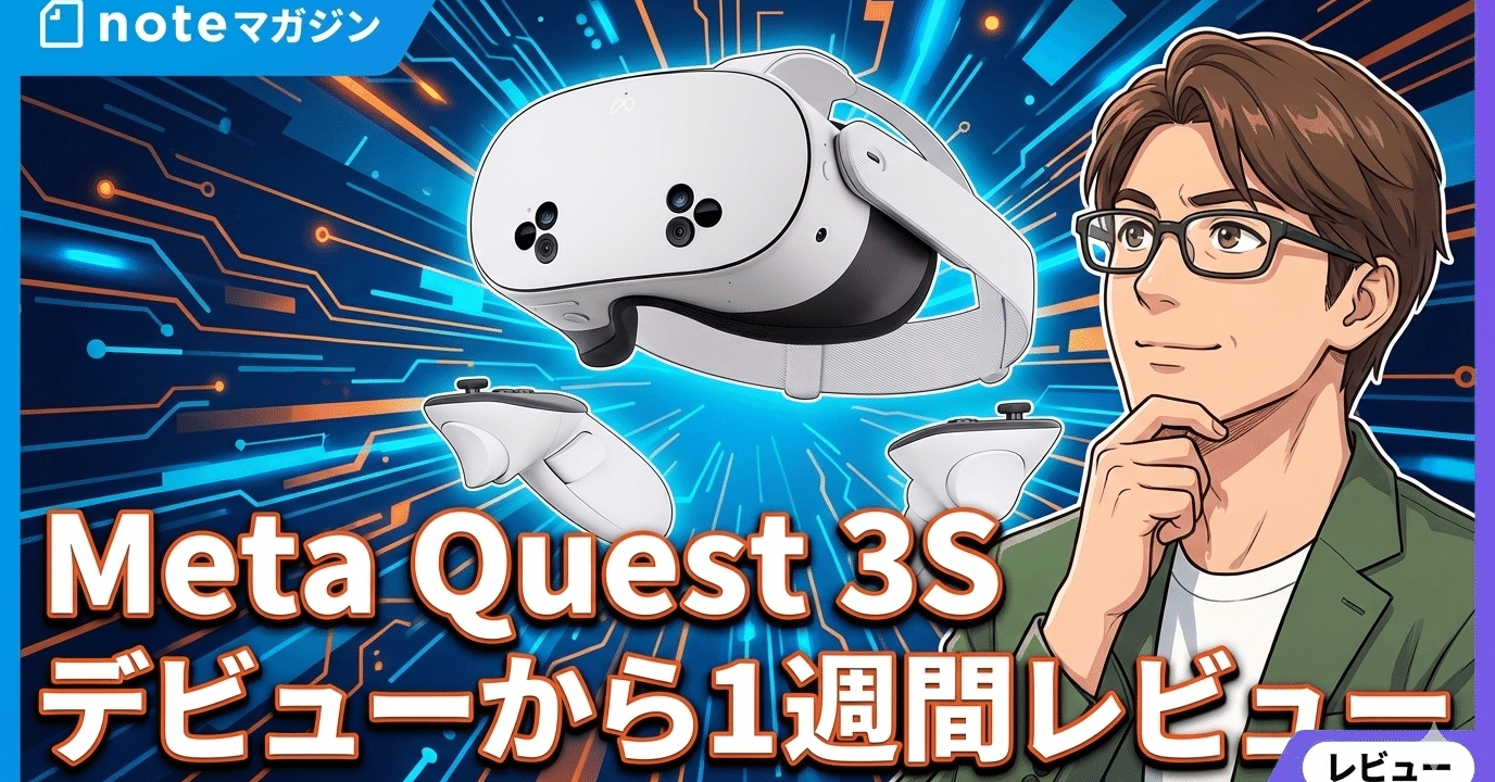 Meta Quest 3S デビューから1週間の感想 [ 映像・ライブ鑑賞