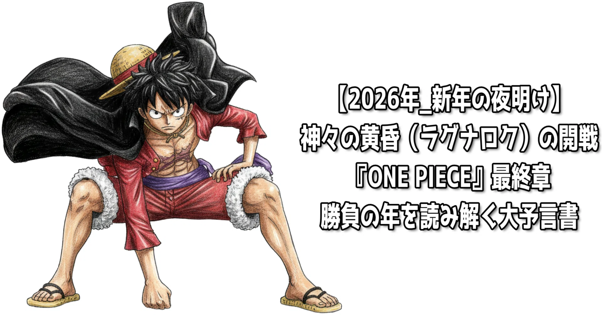 2026年_新年の夜明け】神々の黄昏（ラグナロク）の開戦 ― 『ONE PIECE