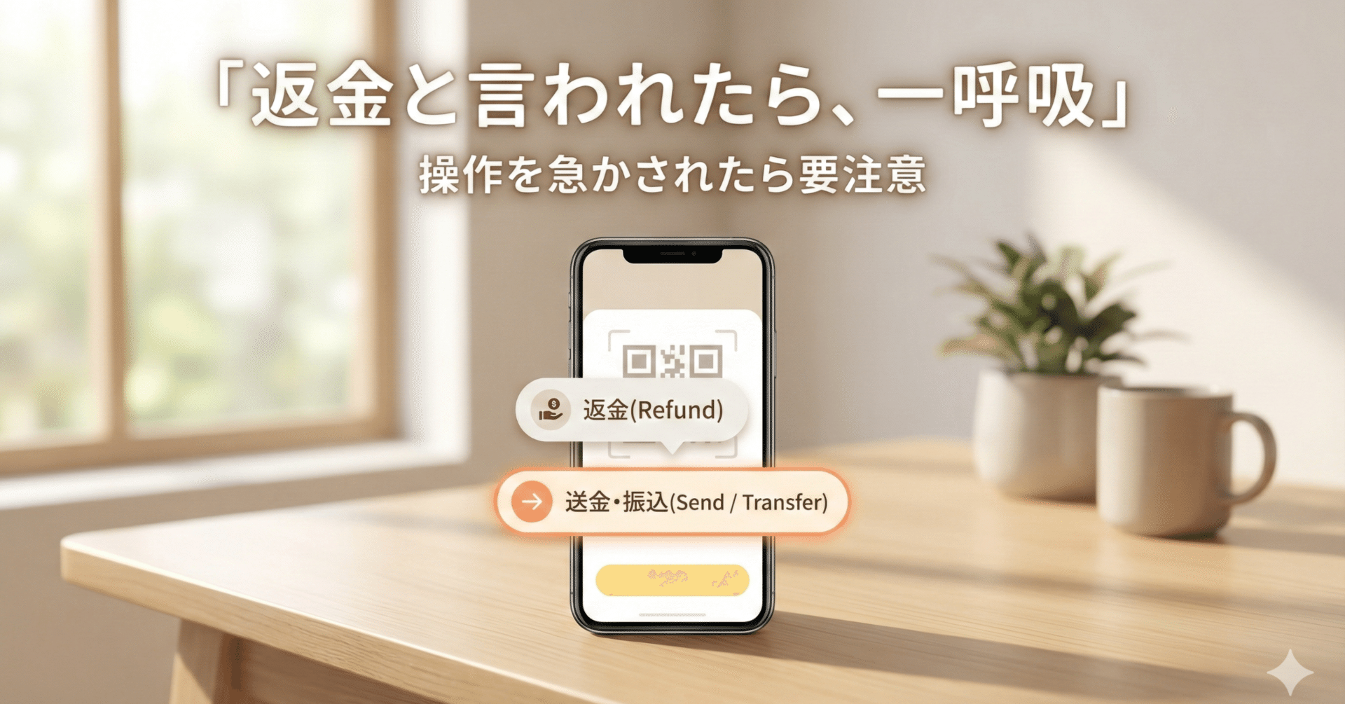○○ペイで返金します」は要注意｜デジタルライフナビゲーター友次進