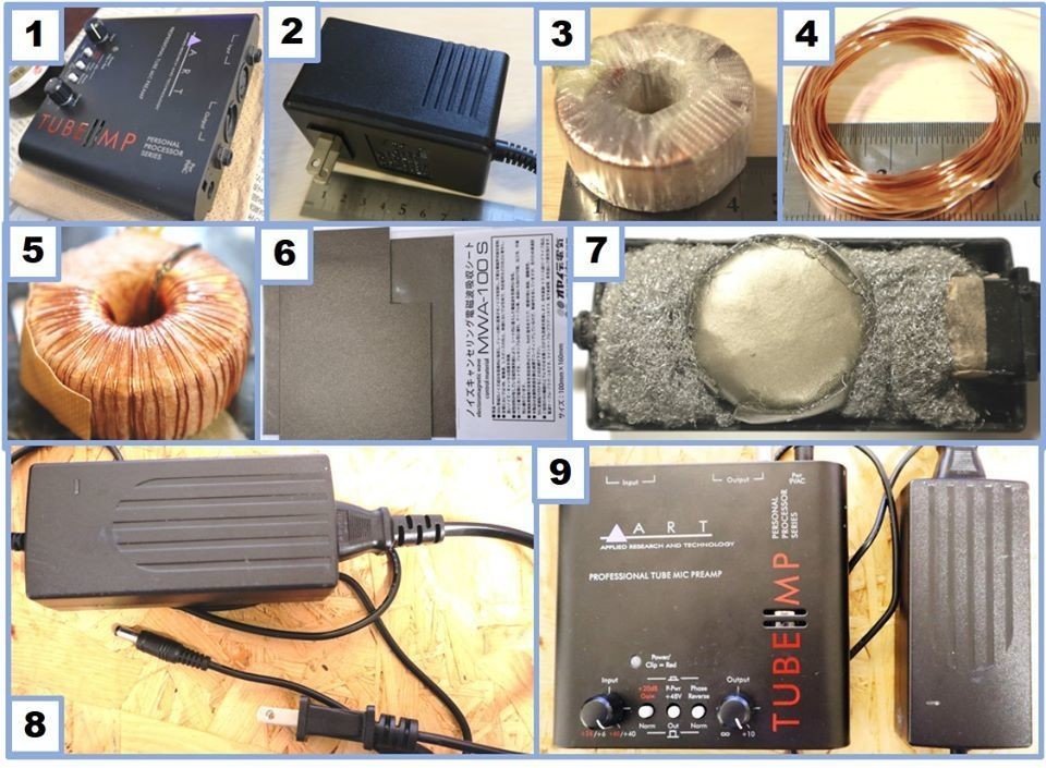マイクプリアンプART-Tube MPのノイズレス電源｜きんやギター