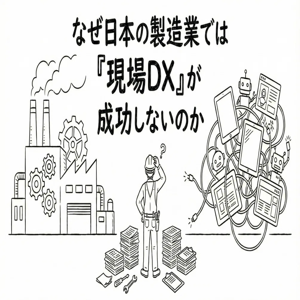 なぜ日本の製造業では「現場DX」が成功しないのか｜武田一也（Takeda