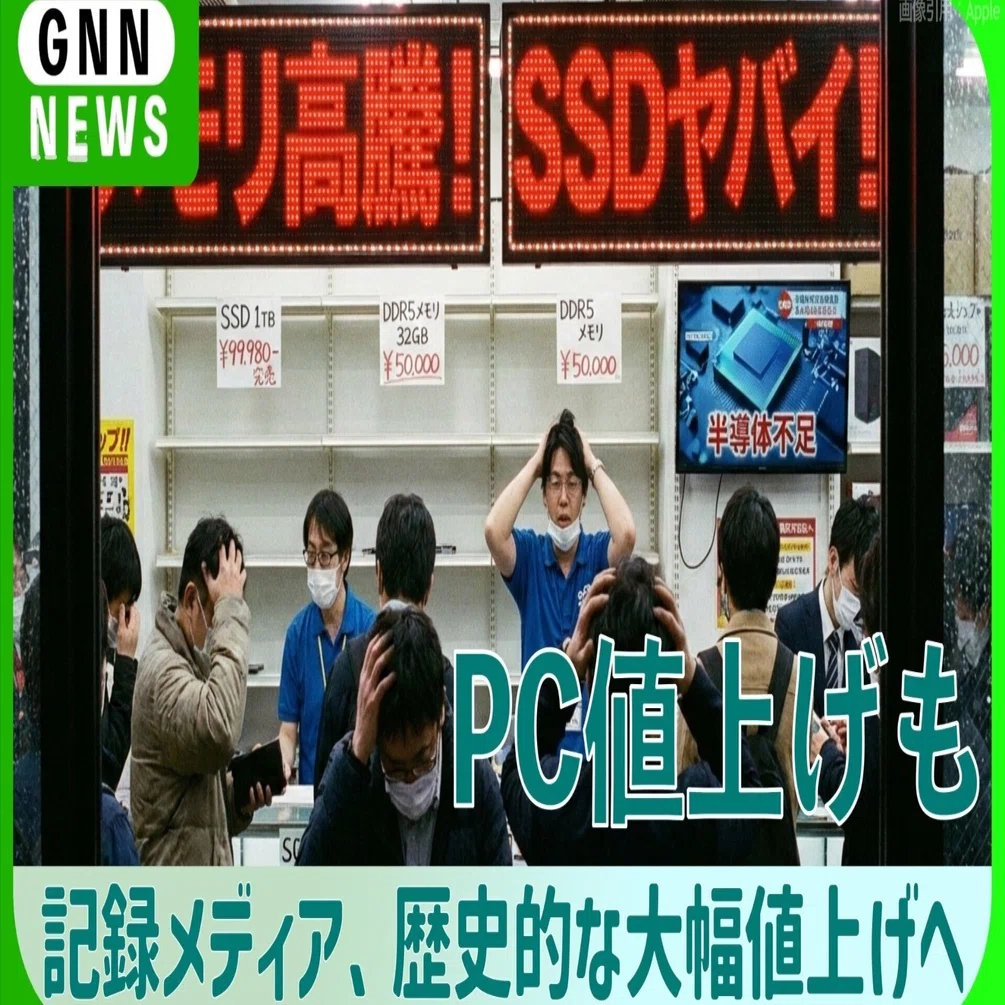 記録メディア価格、歴史的上昇へ：カメラマンやクリエイターへの衝撃 