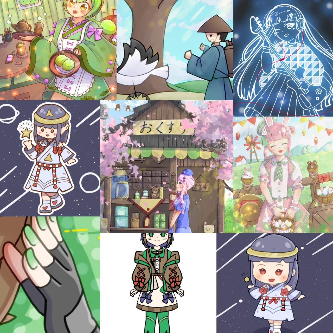 2025年版】18歳イラストレーターの活動まとめ/年間ポートフォリオ