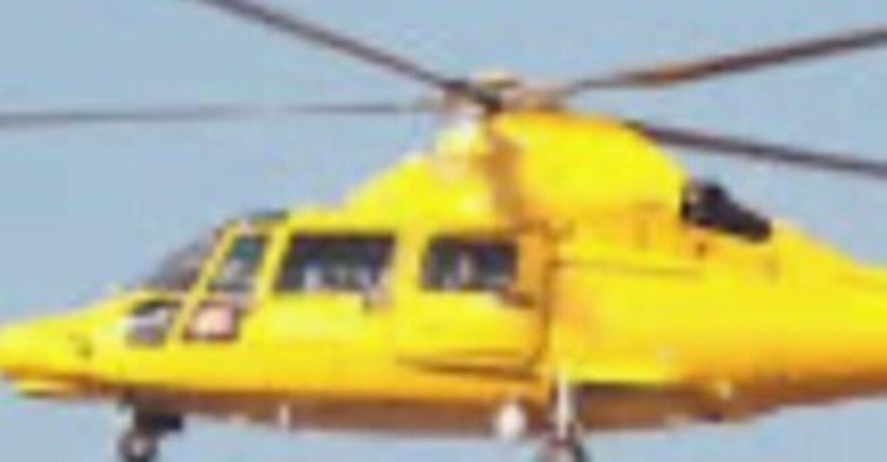 幸運の黄色】八尾空港に現れた「イエローヘリコプター」｜かッちゃん