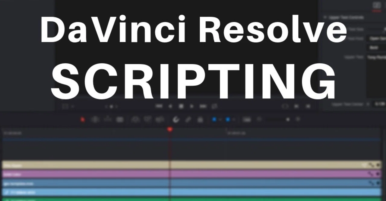 DaVinci Resolve Studio 16によるPythonスクリプト｜littlebuddha