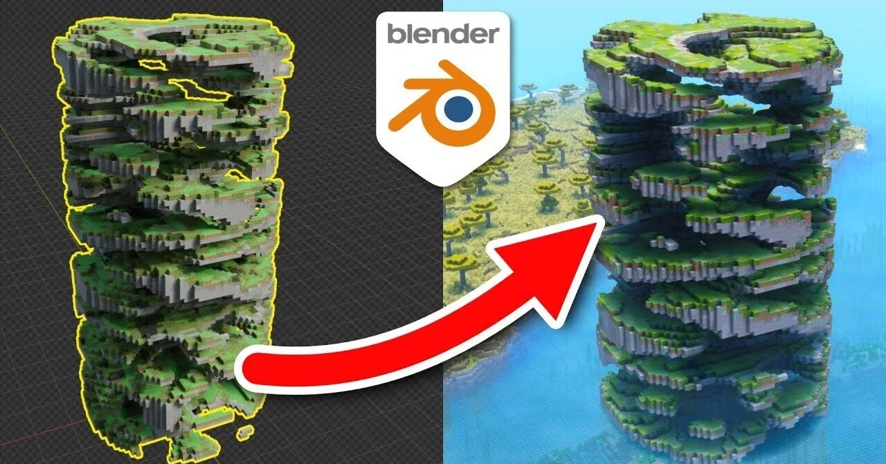 Convert anything into Minecraft blocks with BlockBlender 1.4｜アカルカネ｜CG ...