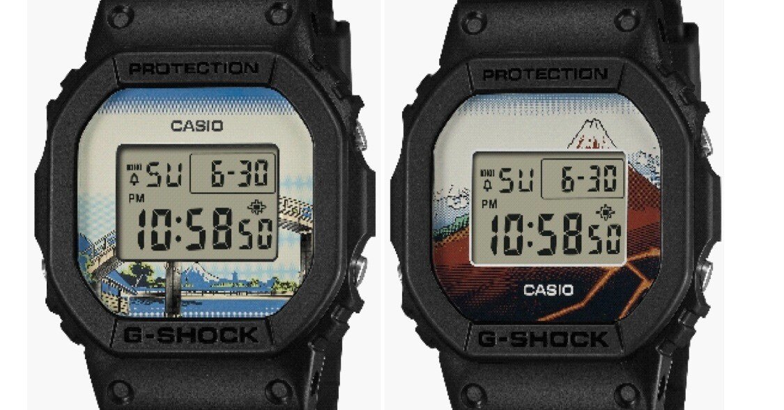 G-SHOCK】葛飾北斎モデル 第2弾が2026元旦に発表・予約受付【深川/黒