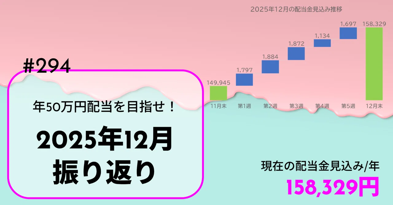 #294 2025年12月 - 上昇基調！｜チャレンジ配当