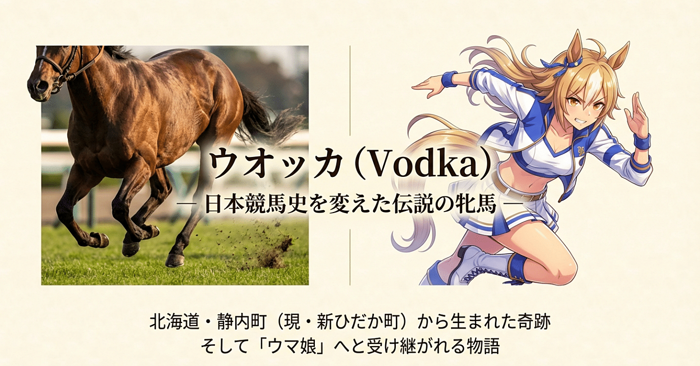 ウオッカ ― 牝馬の常識を打ち破ったダービー馬 ―｜ハサミおじさん